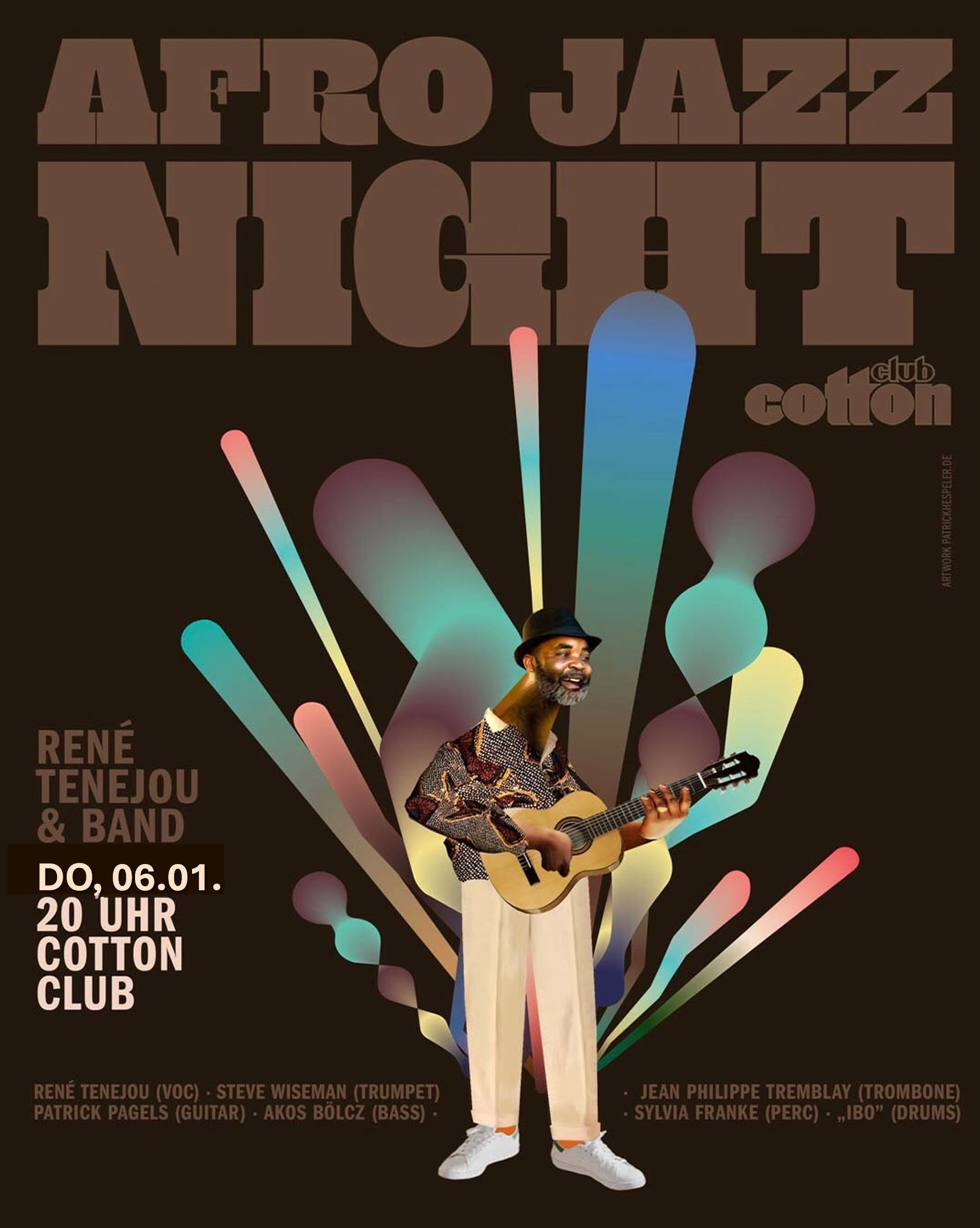 SANAGA JAZZ feat. RENE TENENJOU - BOSSA-JAZZ AFRO BEAT LATINO-JAZZ! - COTTON CLUB SWING NIGHT
