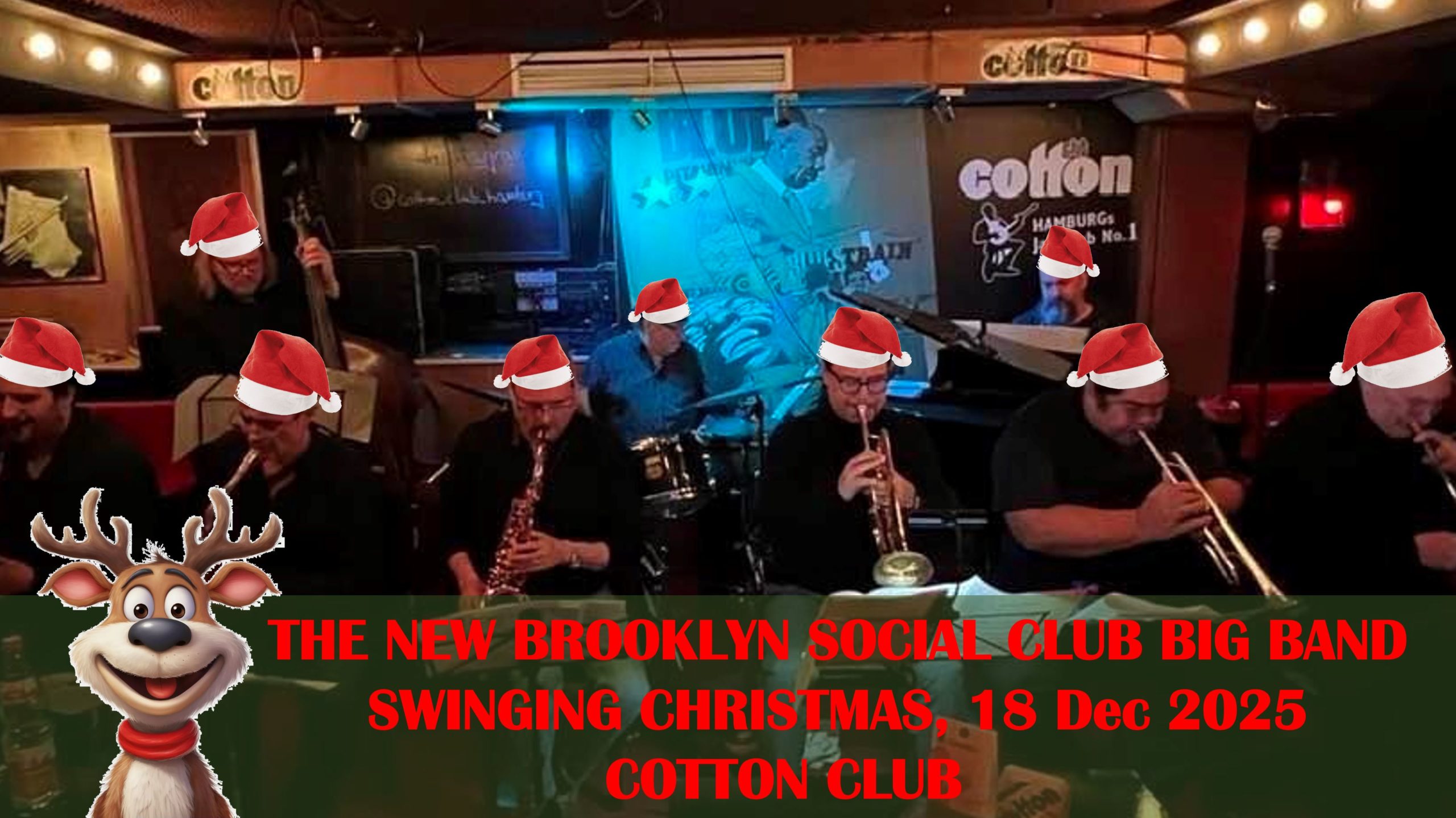 THE NEW BROOKLYN SOCIAL CLUB BIG BAND - SWINGING CHRISTMAS