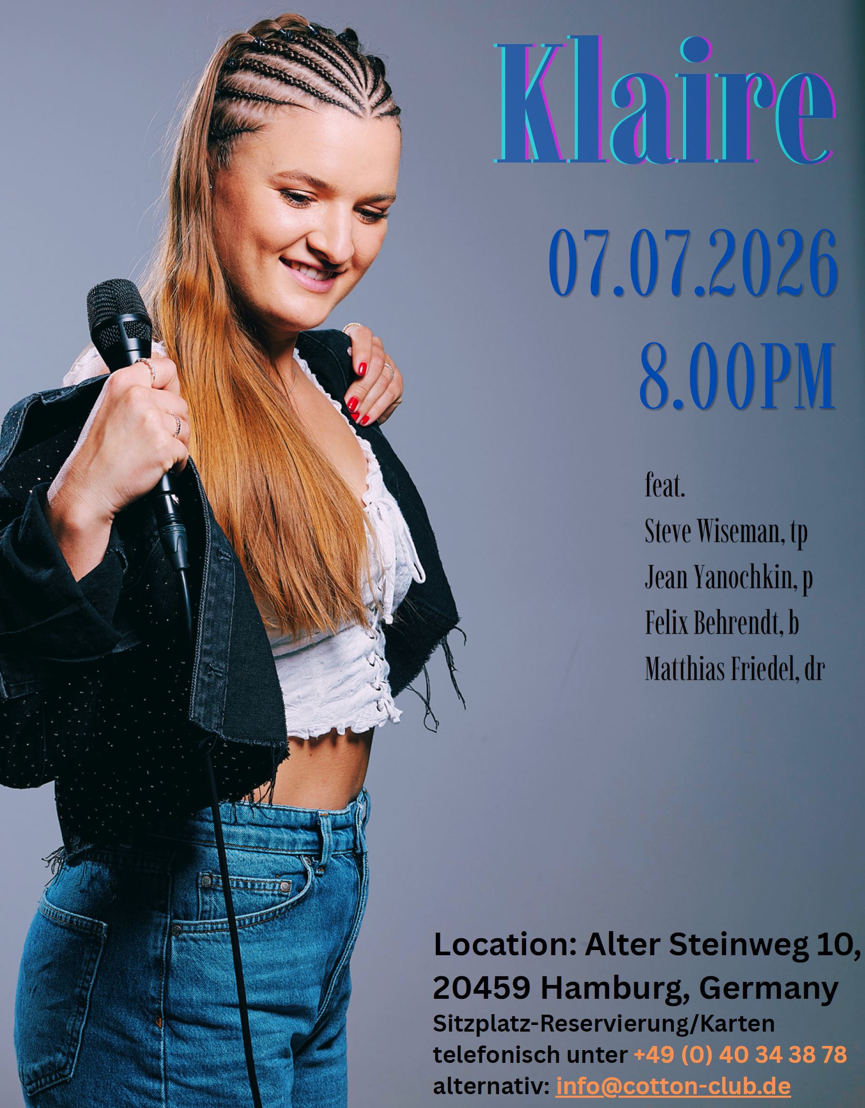 KLAIRE & THE NEW BROOKLYN SOCIAL CLUB BAND