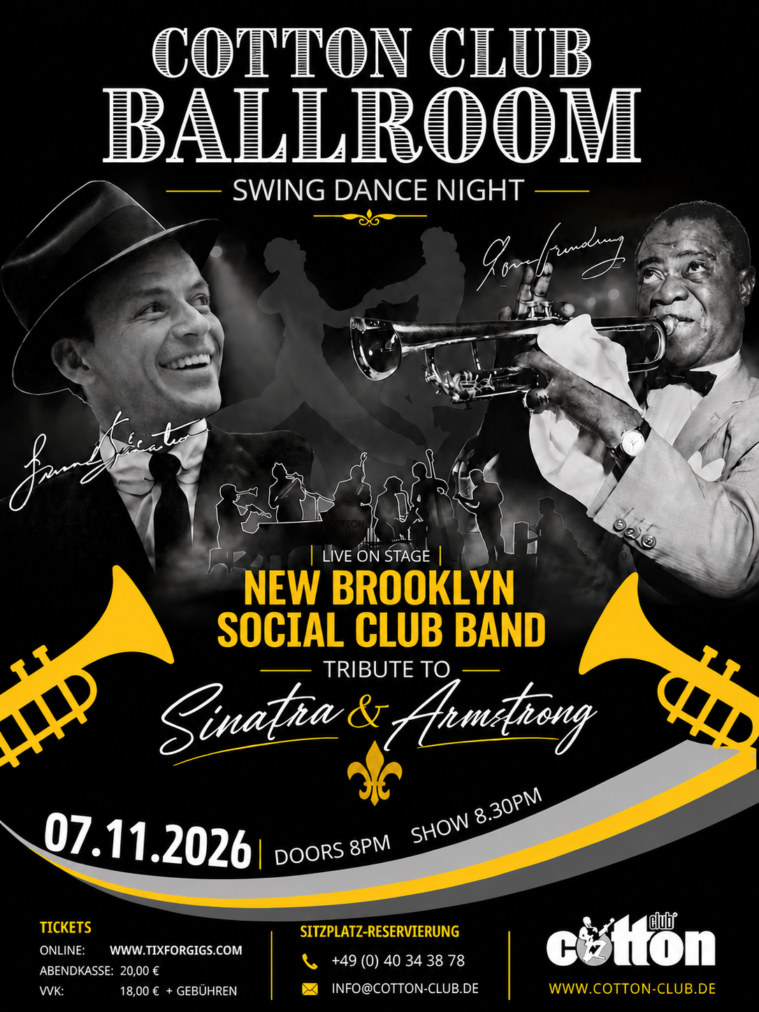COTTON CLUB BALLROOM – Swing Dance Night (Open Dance Floor)