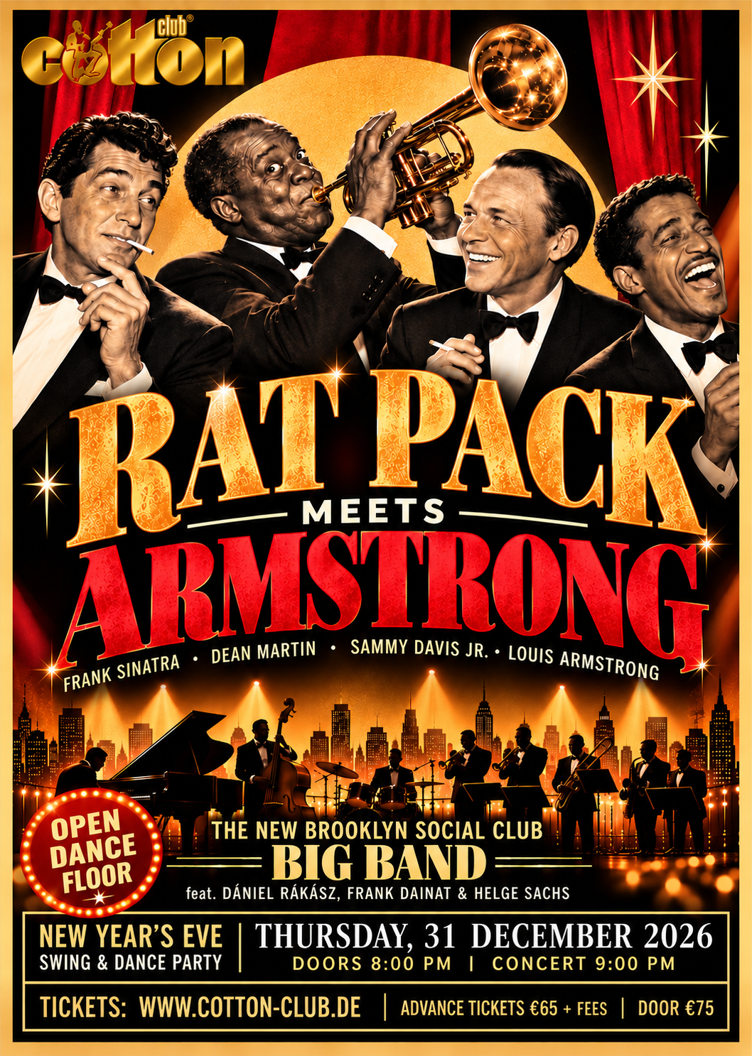 RAT PACK MEETS ARMSTRONG - NEW YEAR’S EVE SWING & DANCE PARTY